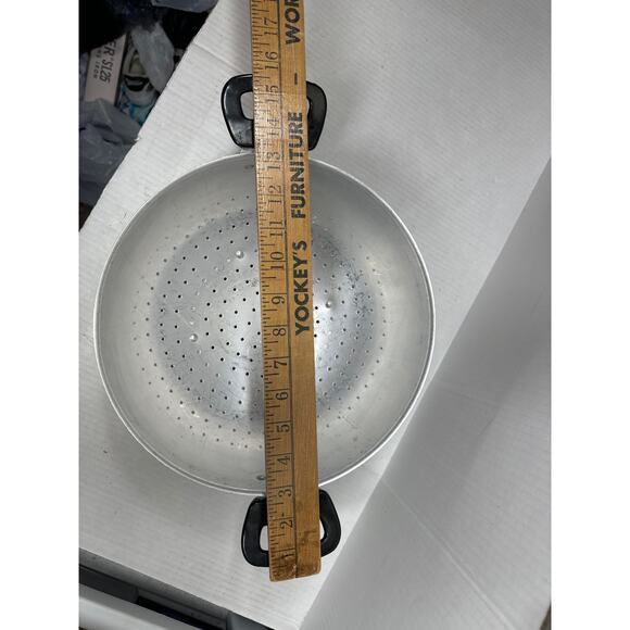 Oreste Pardini Aluminum Colander Strainer With‎ Handle Made in Italy - Picture 6 of 8